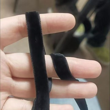💛臺灣有貨🚀🚀💛免運💛可開發票💛黑色單面絲絨植絨絨絲彩色天鵝絨絲帶diy花束蝴蝶結禮品織帶