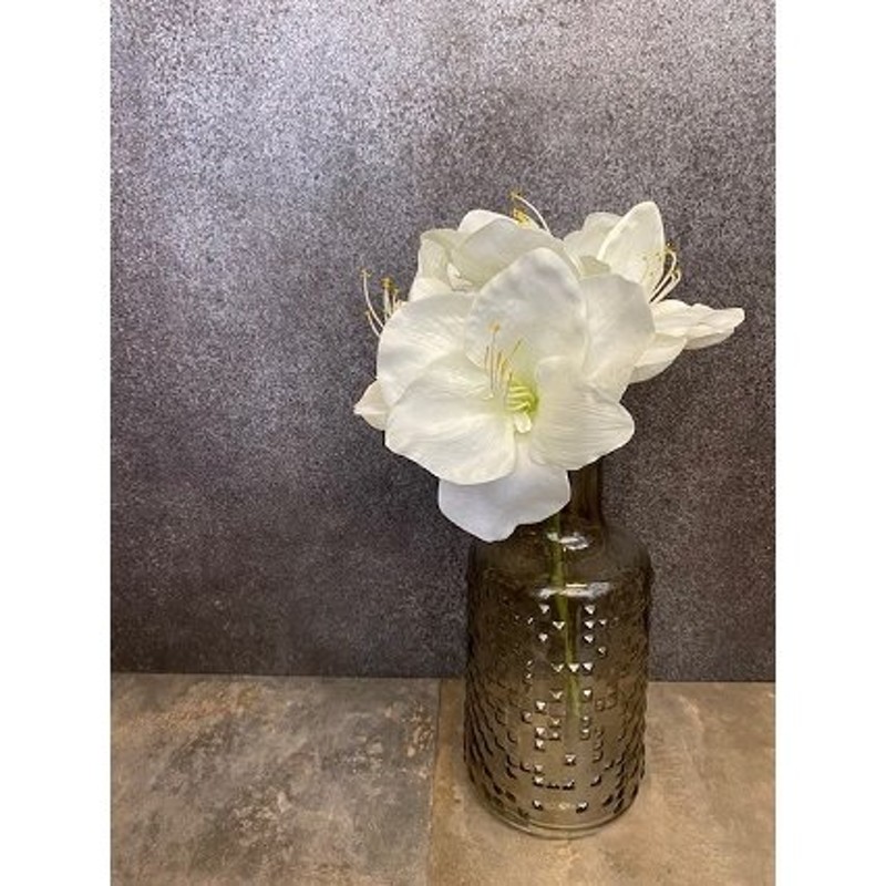 光触媒 造花 アマリリス インテリアフラワー 白い花 インテリア 高級 玄関 季節の花 リビング 雑貨 アートフラワー 通販 Lineポイント最大0 5 Get Lineショッピング