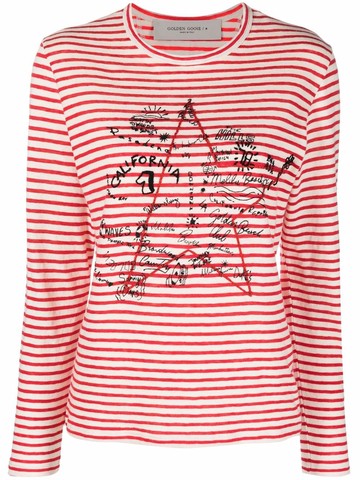 Golden Goose `Golden` Long Sleeve T-Shirt