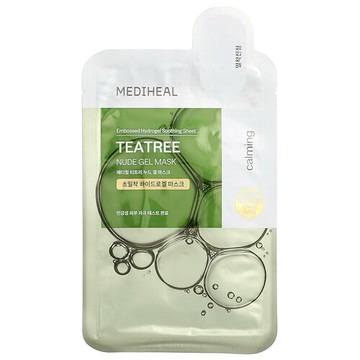 MEDIHEAL, Nude Gel 美容面膜，茶樹香，1 片，1.05 盎司（30 克）