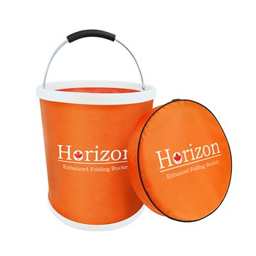 horizon強化折疊水桶13l(露營/戶外炊具/野餐/野營裝水/登山/牛津布桶)