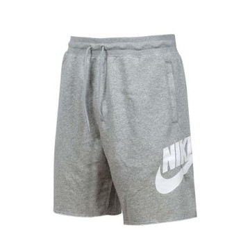 NIKE 男運動短褲-五分褲 訓練 運動 休閒 FQ4951-063 灰白