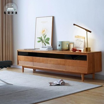 免運 公司貨 附發票 免運 電視櫃 客廳長桌 收納桌 北歐實木鬥櫃客廳櫻桃木電視櫃長櫃臥室儲物櫃床尾櫃收納櫃矮櫃工廠現貨直銷 全館九折 售後保障 店長新品推薦 5m116
