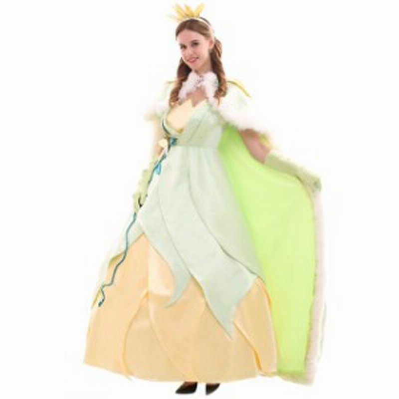 高品質 高級コスプレ衣装 ディズニー風 プリンセスと魔法のキス ティアナ タイプ ドレス The Princess And The Frog Tiana 通販 Lineポイント最大1 0 Get Lineショッピング