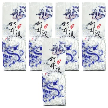 龍源茶品 鑫龍源 頂級杉林溪鮮活烏龍茶葉 附提袋  150g  5包  1組