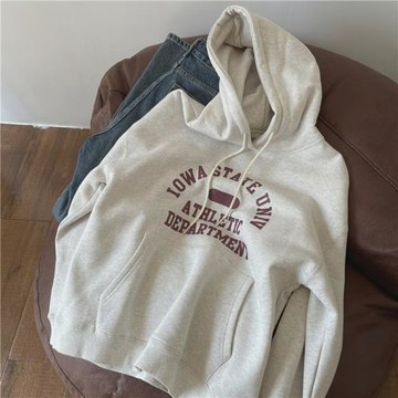 清倉撿漏商場專柜撤柜外貿剪標尾單~美式復古衛衣男女加絨外套冬