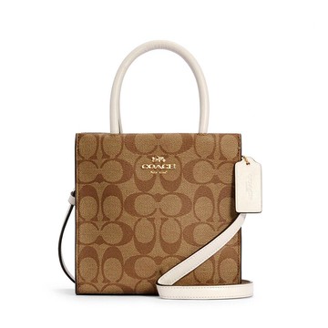 精選★COACH 帆布迷你托特包 Cally 斜挎包 5693(現貨+預購)【購物節★菲尼斯 國際精品3折起 春夏新品 換季下殺】