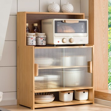 免運/可開發票 廚房置物架 電器架 桌面餐邊柜茶水邊柜廚房儲物柜子臺面碗柜置物架收納櫥柜家用茶具 快速出貨