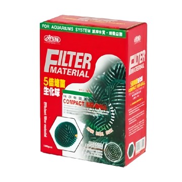 ISTA 伊士達 五倍培菌生化球 淡/海水適用 精選優質濾材  2.5 x 2.5 x 1.3cm  1包