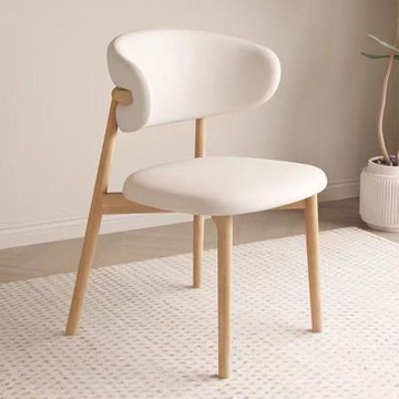 【MINE 家居】餐椅 北歐餐椅 100%全實木(餐椅 /化妝椅/ 電腦椅)