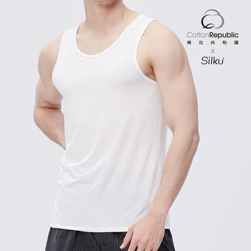 【棉花共和國】Silku輕引力涼感背心(吸濕排汗 日本凉感 抗菌消臭 男背心)