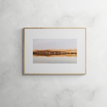 吳金燦 Leo Wu｜008 騰格里 - 50 x 70 cm-黑色鋁框