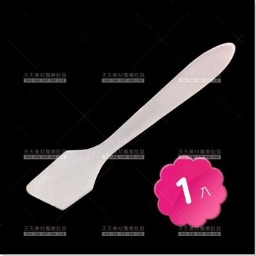 乳霜專用(透明斜角)美容挖棒-單支(V27AEE)攪拌調棒[17258]挖勺 分裝 面霜棒