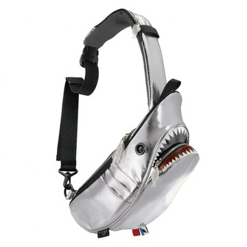 Morn Creations｜正版鯊魚單肩包 SK-529-SL 銀