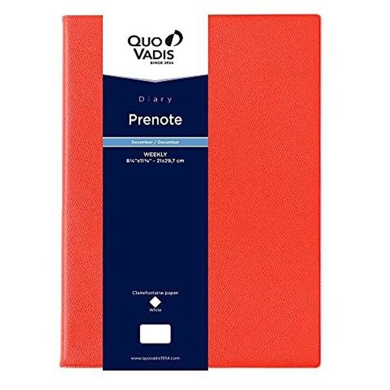 22年 1月始まり 手帳 クオバディス ダイアリー プレノート 週間バーチカル サイズ 英語版 アンパラ オレン 通販 Lineポイント最大0 5 Get Lineショッピング
