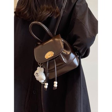 高級感背包女2025新款雙肩包時尚迷你小書包大學生外出旅行手提包