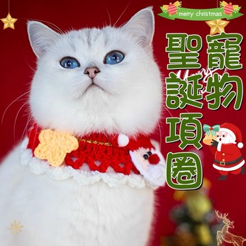 貓咪項圈 寵物裝飾 寵物項圈 狗狗項圈 聖誕項圈 編織項圈 貓咪領巾 手工項圈 狗項圈 貓項圈 小型犬項圈 項圈 禮物