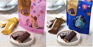 日本Godiva限量迪士尼聯名款迪士尼公主小美人魚長髮公主仙度瑞拉白雪公主茉莉聖誕節交換禮物情人節巧克力四條入