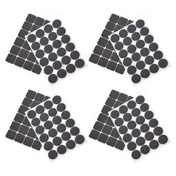 Kiret 桌椅止滑墊 加厚 防刮 防滑 防震 圓形 + 方形 96個  2cm  2套