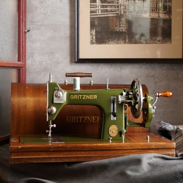 1950德國Gritzner VG家用手搖縫紉機/可運作