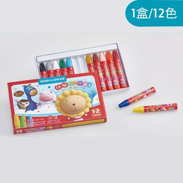 寒暑假必備 熱銷推薦 滿額再折【史代新文具】  WNL-12A 特大號蠟筆 12色