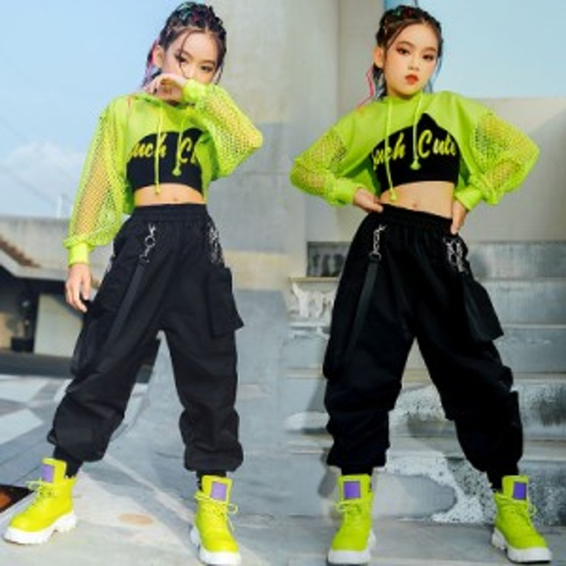 キッズ ヒップホップ キッズダンス衣装 派手 子供服 パーカー タンクトップ パンツ ダンス衣装 かっこいい ストリート系 Hip Hop 競技 Sa 通販 Lineポイント最大get Lineショッピング