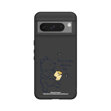 Pixel 8 Pro SolidSuit 黑 - 迪士尼-小熊維尼 Disney Winnie The Pooh - 維尼與蜂蜜