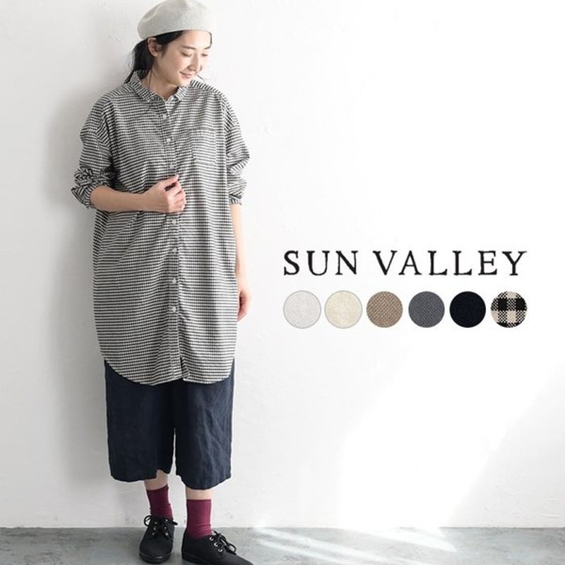 シャツ サンバレー Sunvalley オックス チュニック トップス 長袖 綿100 コットン シャツワンピース 春 夏 秋 冬 レディース 22ss0210 エコロコ 通販 Lineポイント最大0 5 Get Lineショッピング