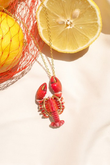 紅龍蝦項鍊