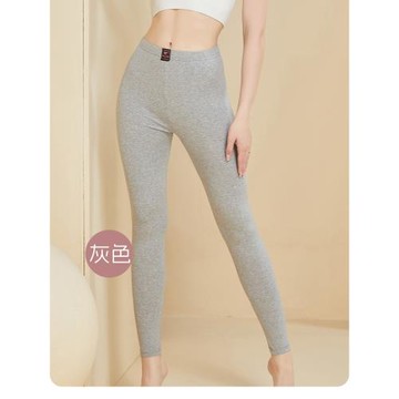 170長腿純棉薄款秋褲女士185瘦高個加長版彈力緊身打底線褲大紅色