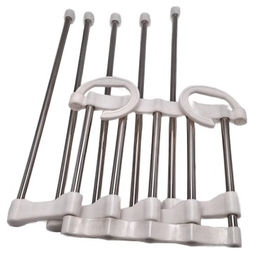 DODOWU 嘟嘟屋 5層伸縮衣架 DE864CC-H11  15 x 29 x 6.5cm  純潔白