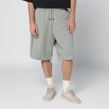 Grey shorts with contrasting trims