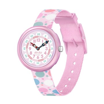 FlikFlak 兒童手錶 FLYING BUBBLES 飛行泡泡 兒童禮物/安全防水/瑞士製造 FBNP224 (31.85mm)