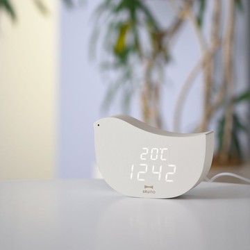 BRUNO 小鳥電子座枱鐘 BCA033-BIRD