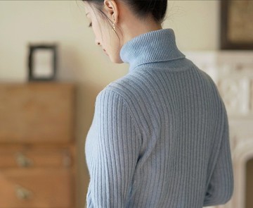 新中式復古  羊毛高領日常打底內搭