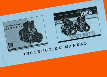 KIEV-88 和 SALUT-S SALUT-C 相機的英文說明手冊
