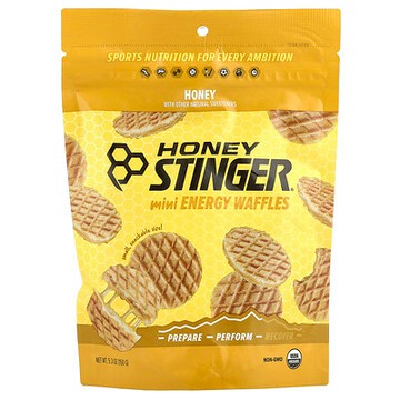 Honey Stinger, 迷你能量華夫餅，蜂蜜味，5.3 盎司（150 克）