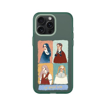 iPhone 15 Pro Max Clear 憂墨綠 - 甜蜜生活 - 優雅女子