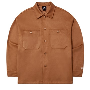 NEW ERA 男女 長袖襯衫 中版ANCIENT CULTURE NE 卡其 NE14112245