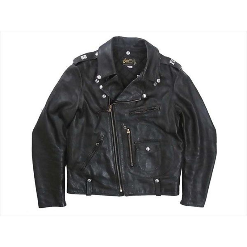 ブコBuco J−24 リアルマッコイズ　ホースハイド ブラック　38 buco j-24 リアルマッコイズ size36 ホースハイド リアルマッコイズ