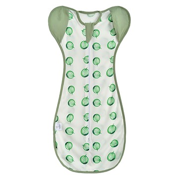 Kori Deer 可莉鹿 清新北歐風竹節棉網眼透氣嬰兒蝴蝶型包巾，西瓜圖案，透氣舒適，給寶寶安全感，方便穿脫  西瓜