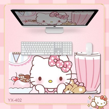 ✨壹灣出貨✨臺灣-出貨🔥hello kitty鼠標墊超大卡通寫字臺墊加長辦公電腦桌麵墊大尺寸 YNOR
