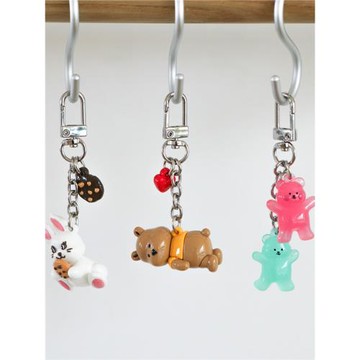 韓國dailylike可愛硬體卡通公仔鑰匙扣ins女包配飾AirPods小掛件