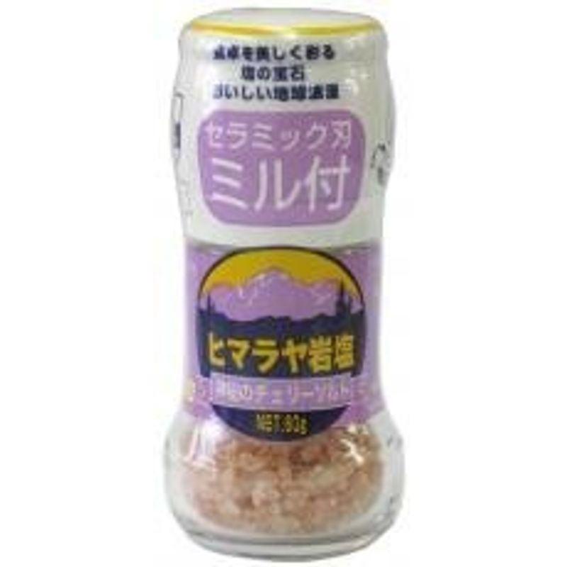 木曽路物産 ヒマラヤ岩塩（ミル付き） 60g×4