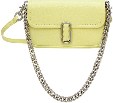 Marc Jacobs 黄色迷你 The J Marc 单肩包