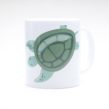 科學馬克杯-可愛海洋生物(海龜)