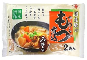 丸善 国産豚のやわらかもつ煮込 みそ味 400G×3袋