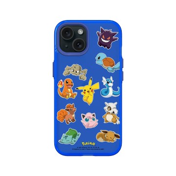 iPhone 15 Clear 激光藍 - 寶可夢 Pokemon - Sticker-去吧寶可夢