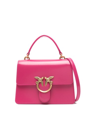PINKO - mini Love One tote bag - women - Calf Leather - One Size