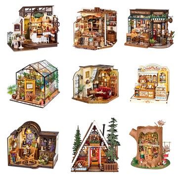 Rolife 若來DG系列小屋 DIY手工小屋 微縮模型 拼裝積木 生日禮物